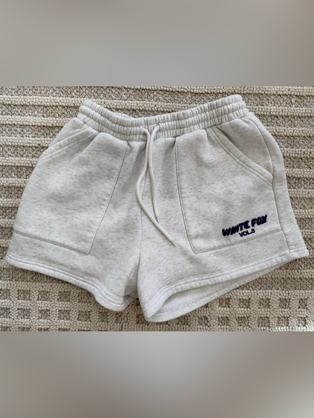 White Fox Sweat Shorts medium
